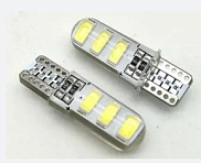Светодиод 12V T10-5730 Crystal White 6SMD Star Light 12-513 (10шт)