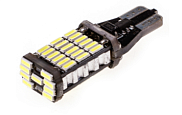 Автолампа диод Skyway S08201239, T10 (W5W) 12V 45 SMD, Белая