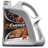 Cинтетическое масло G-Energy Synthetic Extra Life 5w30, 253142479, API SN, ACEA C3, 1л