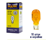 Автолампа "Маяк" Original Pro Oem 01205Бц/Or/10 (001016) WY5W 12V 5W W2.1x9.5d