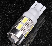 Светодиод 24V T10-5630 White 10SMD, Star Light 24-657 (10шт)
