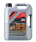 НС-синтетическое моторное масло LiquiMoly Top Tec 4200 5W-30 New Generation SP C3 8973 (5л)