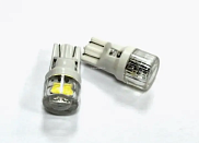 Светодиодная автомобильная лампа Маяк white 200012, 24V T10 2SMD (2835) W2.1x9.5d (2шт.) 24T10-W/ORP12/2BL
