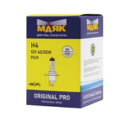 Автолампа "Маяк" Original Pro 02420 (001030) Н 4 12V 60/55W P43t