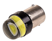 Автолампа диод S25 (P21W) 12V 1COB BA15s (силикон) Белая Skyway S08201430 К-Т, 2ШТ