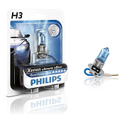 Лампа автомобильная Philips 12336BVUB1, H3 12V-55W (PK22s) Blue Vision Ultra блистер