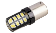 Автолампа S25 (P21W) 12-24V 16SMD BA15s, Белая Skyway S08202072 К-Т, 2ШТ